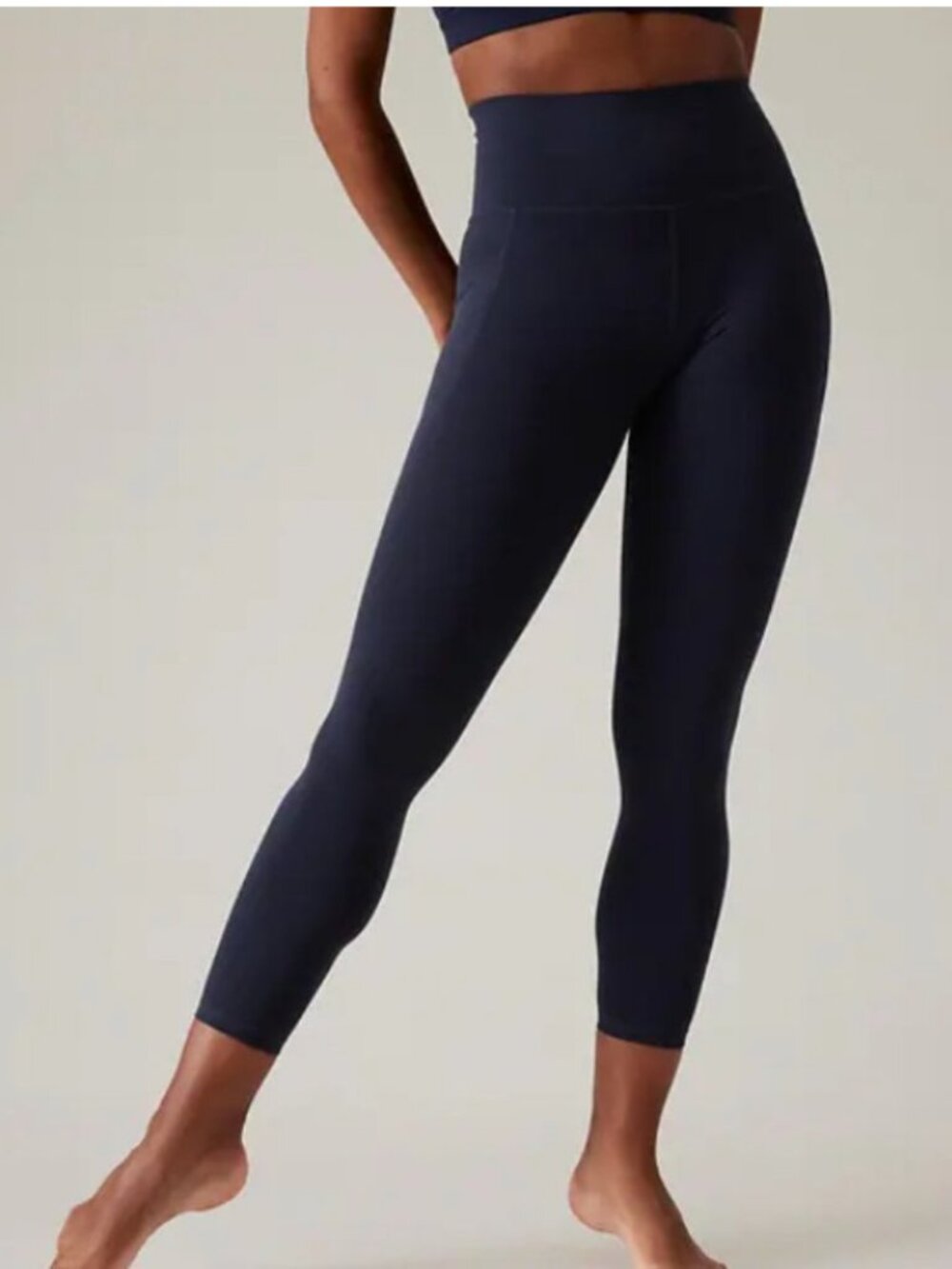 ATHLETA |Women's | Salutation 7/8 Tight in Powervita | NAVY | Size LP